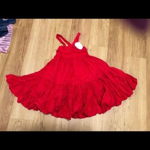 Girls red dress